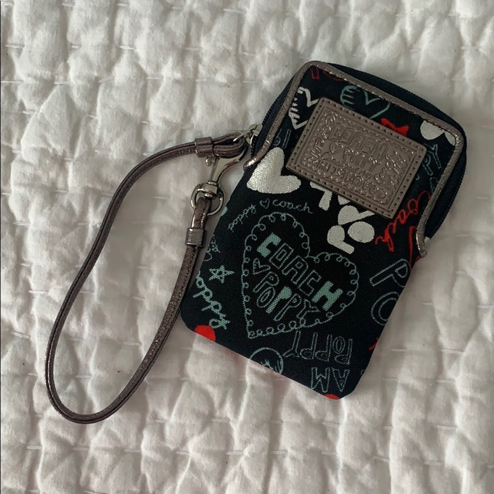 Mini Coach wristlet!